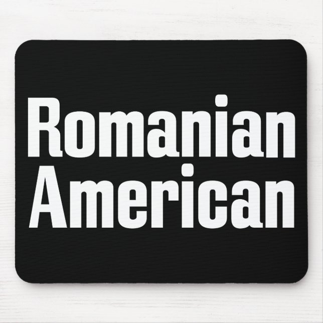 Romanian American Mouse Pad (Front)