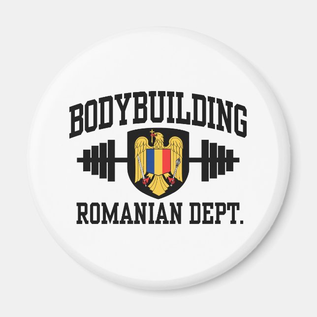 Romanian Bodybuilding Magnet (Front)