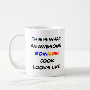romanian cook, awesome coffee mug