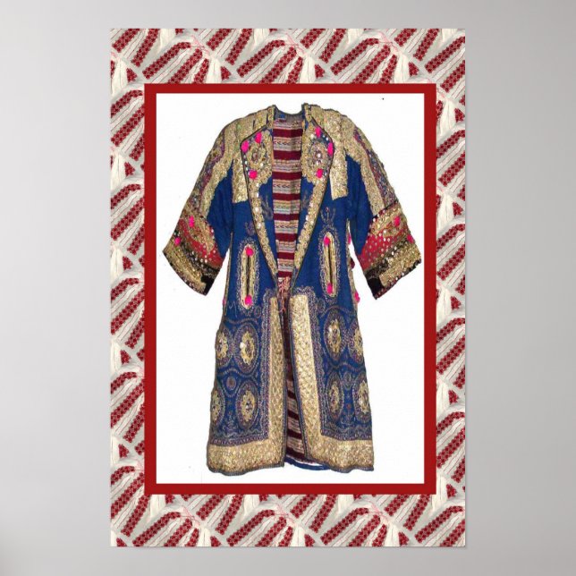 Romanian craft, embroidered coa t4 poster (Front)