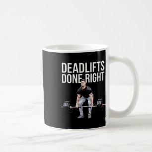 Romanian Deadlift Bodybuilding Fitness Workout Gym Coffee Mug