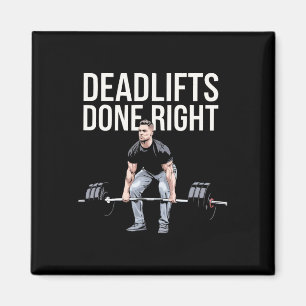Romanian Deadlift Bodybuilding Fitness Workout Gym Magnet