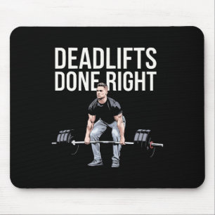Romanian Deadlift Bodybuilding Fitness Workout Gym Mouse Pad