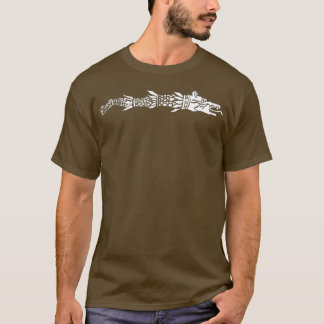 Romanian Flag  Dacian Wolf  T-Shirt