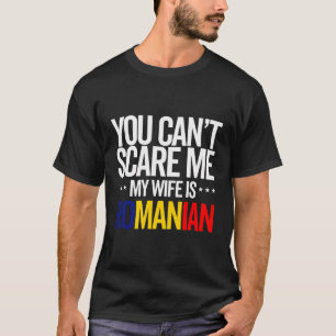 Romanian Flag For Men Husband Romania Souvenir Pri T-Shirt