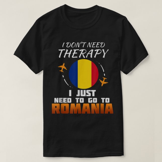 Romanian Flag I Romania Flag I Vacation Gift I Rom T-Shirt (Design Front)
