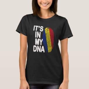 Romanian Flag It's In My Dna Romanian Romanian T-Shirt