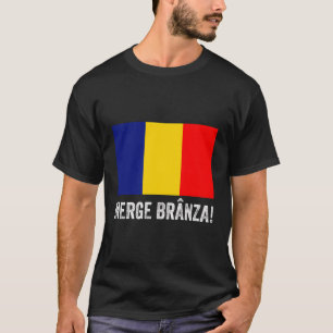 Romanian Flag Map For Men Women Kids Romania Souve T-Shirt