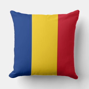 Romanian Flag (Romania) Cushion