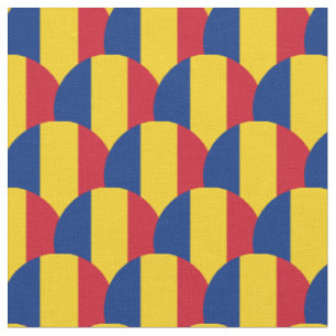 Romanian Flag & Romania Trendy Fabric /fashion