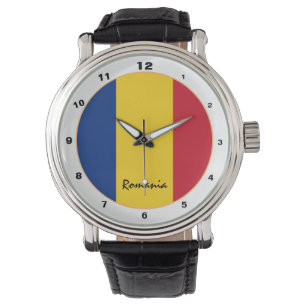 Romanian Flag & Romania trendy fashion /design Watch