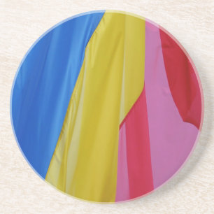 Romanian Flag Sandstone Coaster