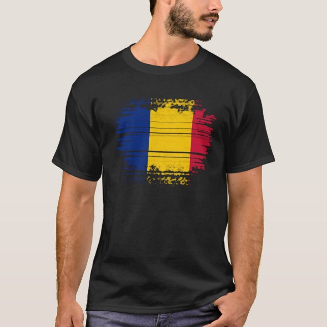 Romanian flag  T-Shirt (Front)