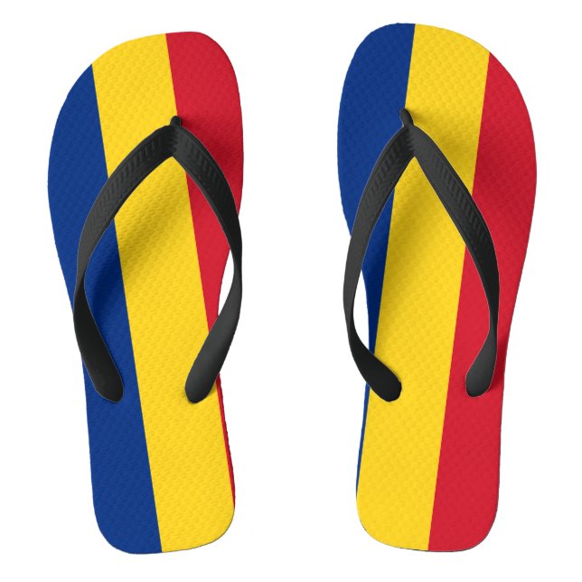 Romanian flag thongs (Footbed)