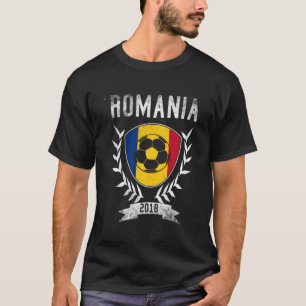 Romanian Football 2018 Hoodie Romania Soccer Jerse T-Shirt