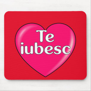Romanian - I love you Mouse Pad
