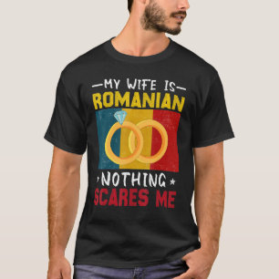Romanian Marriage Roman Roots Heritage Married T-Shirt