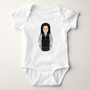 Romanian Matryoshka Baby Bodysuit