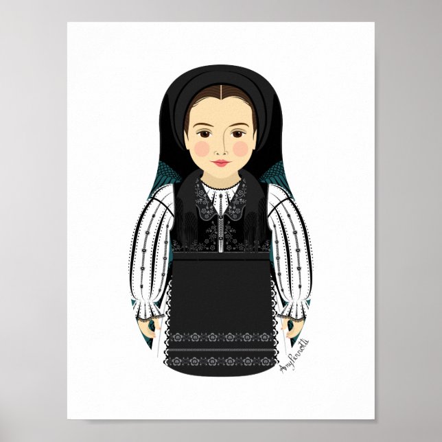 Romanian Matryoshka Poster (Front)