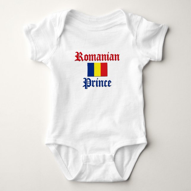 Romanian Prince Baby Bodysuit (Front)