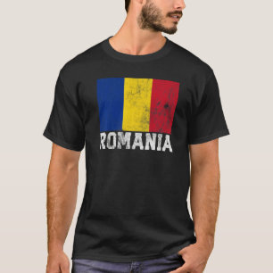 Romanian Romania Flag Home Souvenir Men Women T-Shirt