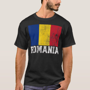 Romanian Romania Flag Home Souvenir Men Women T-Shirt