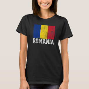 Romanian Romania Flag   Home Souvenir Men Women T-Shirt
