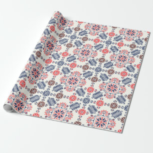 Romanian traditional pattern wrapping paper
