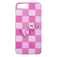 Romanic Pink Woven Tiles with Love