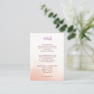 Romanitc stunning wedding enclosure cards