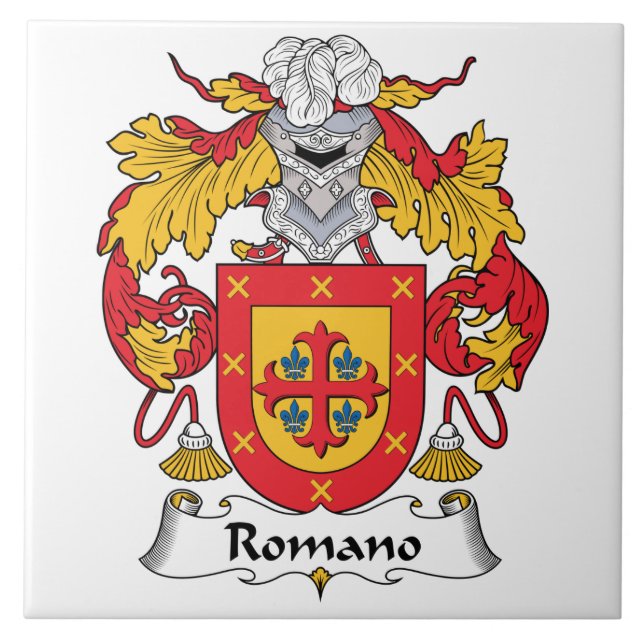 Romano Family Crest Tile (Front)