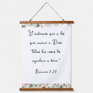 Romanos 8:28 hanging tapestry