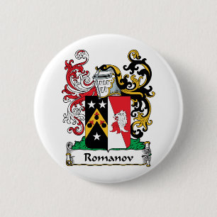 Romanov Family Crest 6 Cm Round Badge