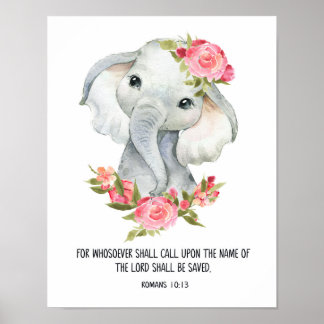 Romans 10:13, Will Be Saved, Name Of The Lord,  Poster