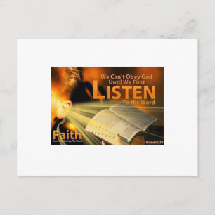 Romans 10:17 postcard
