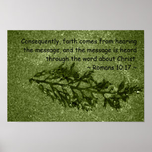 Romans 10:17 poster