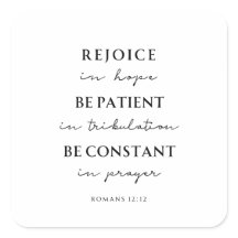 Romans 12:12 Bible Verse