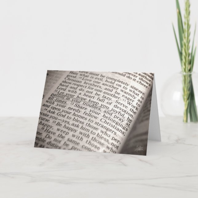 Romans 12:12 [Greeting Card] Card (Front)