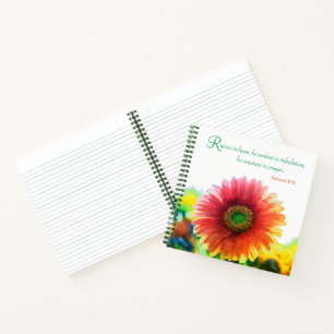 Romans 12:12 Spiral Notebook