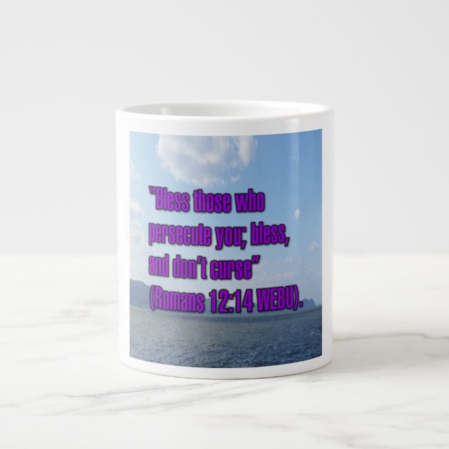 Romans 12:14 WEBU Mug (Front)