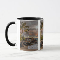 Romans 12:21 KJV Bible Verse Pic Two-Tone Mug