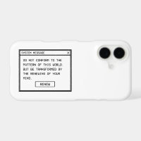 Romans 12:2 Black and White Computer Alert Window