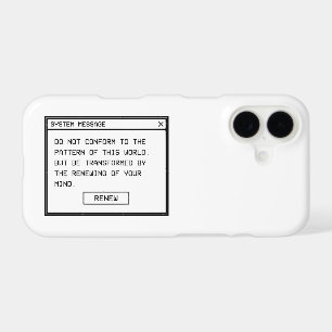 Romans 12:2 Black and White Computer Alert Window