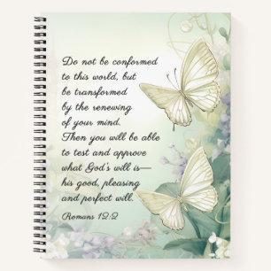 Romans 12:2 Do not Conform to this World Bible Notebook
