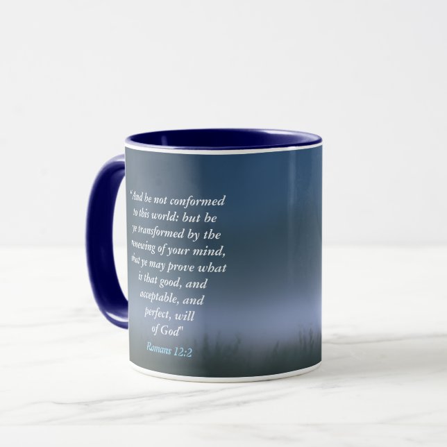 Romans 12:2 mug (Front Left)