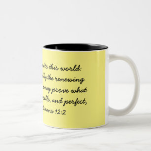 Romans 12:2 Mug