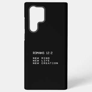 Romans 12:2 New Mind Life Creation Minimalist Samsung Galaxy Case