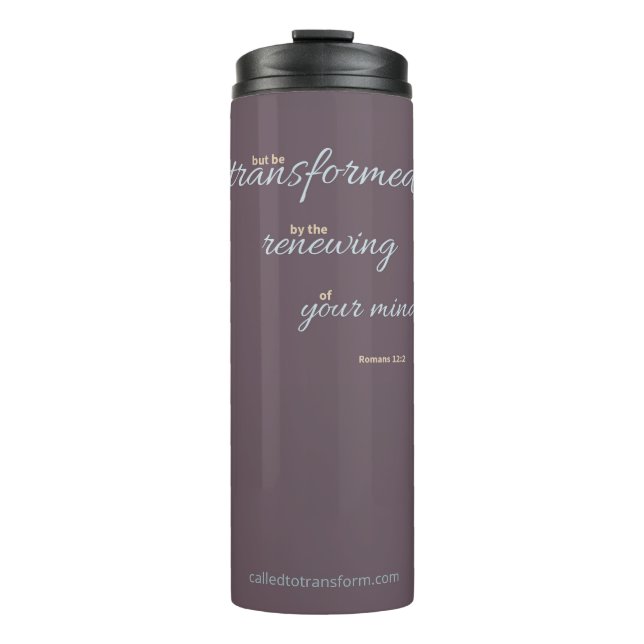 Romans 12:2 Tumbler (Front)