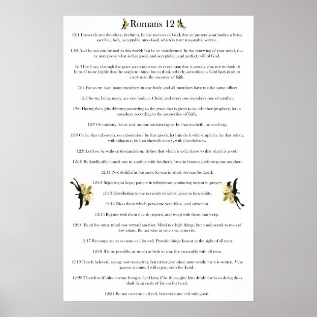 Romans 12 poster (Front)
