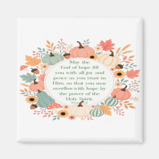 Romans 15:13 Fall  Magnet